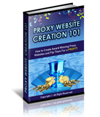 Product picture Proxy Website Creation 101